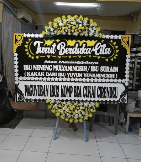Papan Bunga Duka Bugel